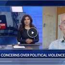 Screenshot of KCRA news interview with Garen Wintemute